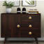 Wooden round inlay knob