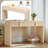 Fluted Console Table With 2 Drawers And Rounded Corners – Modern Entryway Storage Sofa Table For Hallway Or Living Room-635303505