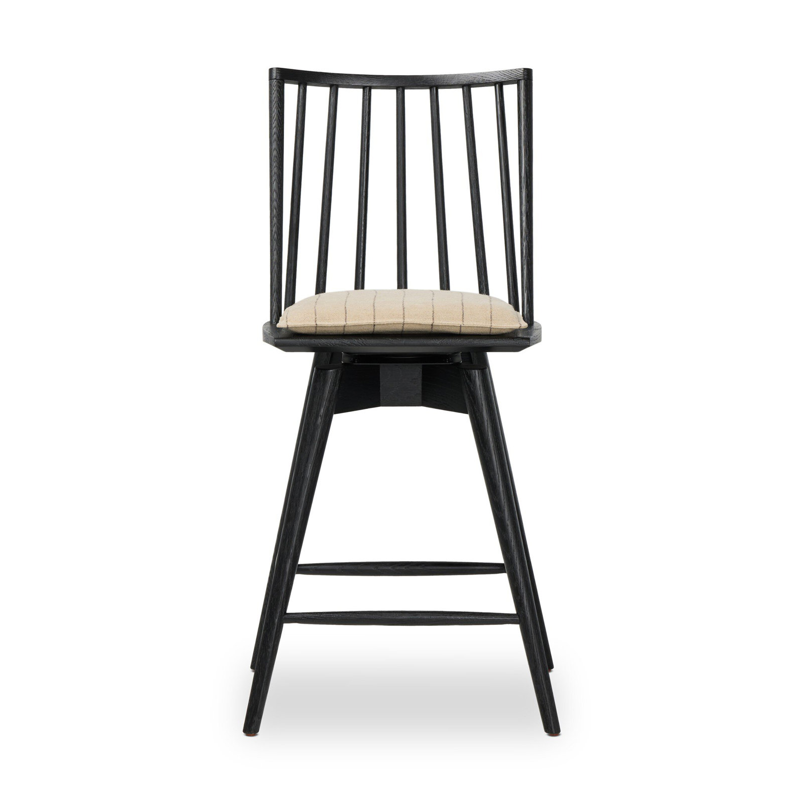 Daltrey Swivel Bar and Counter Stool, Bar Stool (30.29" Seat Height), Lavon Flint/Linen Blend
