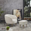 Chaise d'appoint de 29,5 po de large guang