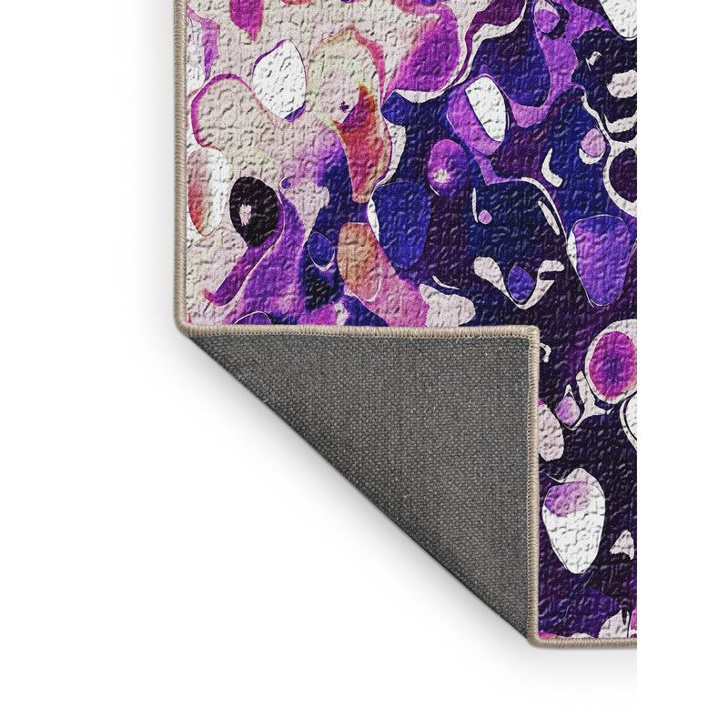 Tapis mauve Paint, Rectangle 4 pi x 6 pi