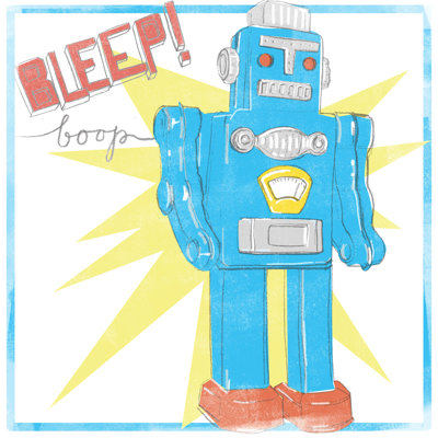 Robots jouets en fer-blanc III