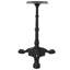 H27.95 Cast Iron Table Base With 3 Tiger Claw Feet, Table Leg Black