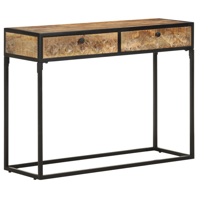 Cascio 100cm Solid Wood Top Console Table