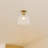 Viveka Glass Semi Flush Mount-873256958