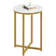  Metal Frame End Table,  Round Side Table