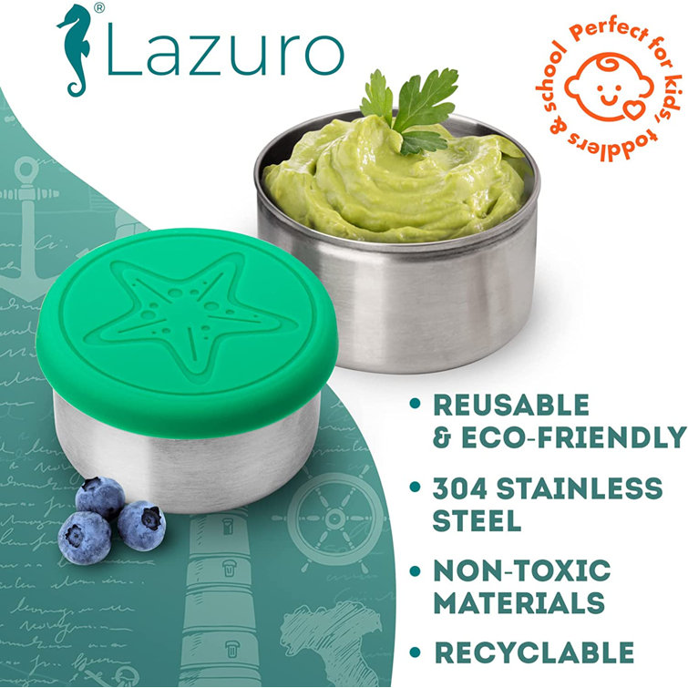 Small Condiment Containers - Reusable Condiment Containers With Lids –  Lazuro Home