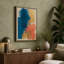 Overlapping Forms Mid-Century - Wrapped Canvas-1558850323-1558850324