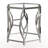 Frostia Glass Top End Table