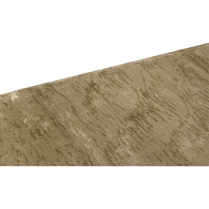 Hand Knotted Area Rug in Gold