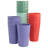 Melamine 16oz 16 Piece Tumbler Set in Assorted Colours
