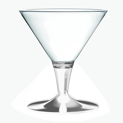 Polycarbonate Ice Cream Cup - 6 Pieces - Sapphire