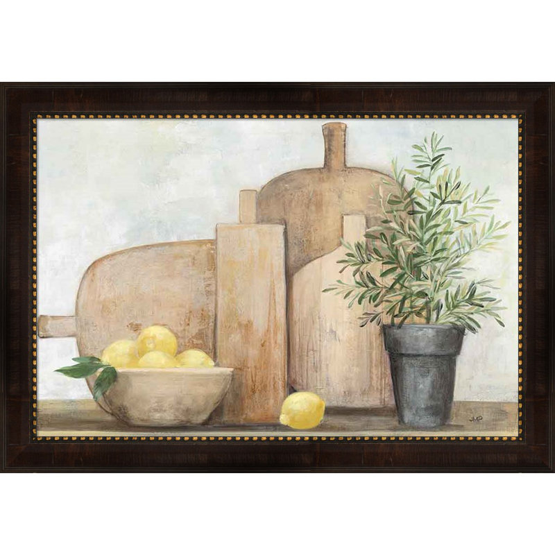 «Rustic Kitchen» par Julia Purinton, art mural encadré