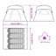 Tente de camping pour 4 personnes Vidaxl-113944214