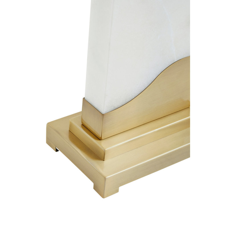 Ahriel 70Cm White/Golden Table Lamp