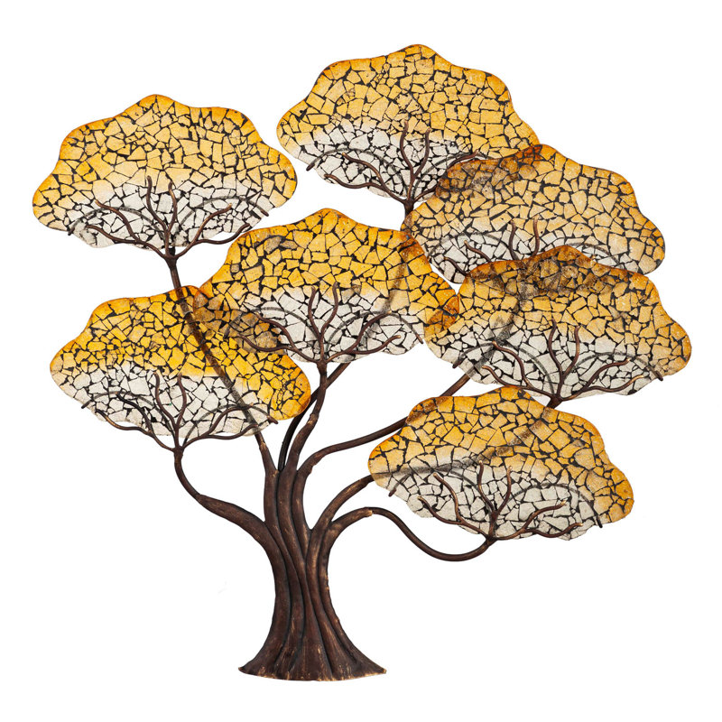 Glam Plants & Flowers Wall Decor on Metal