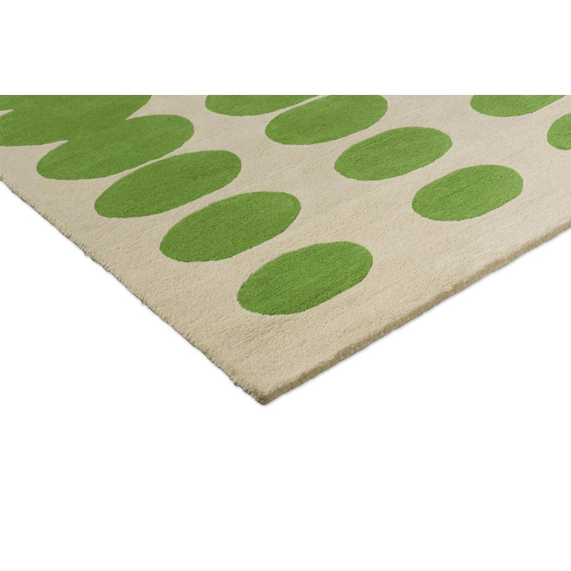 Hand Tufted Wool Geometric Area Rug, Rectangle 8'2" x 11'6"