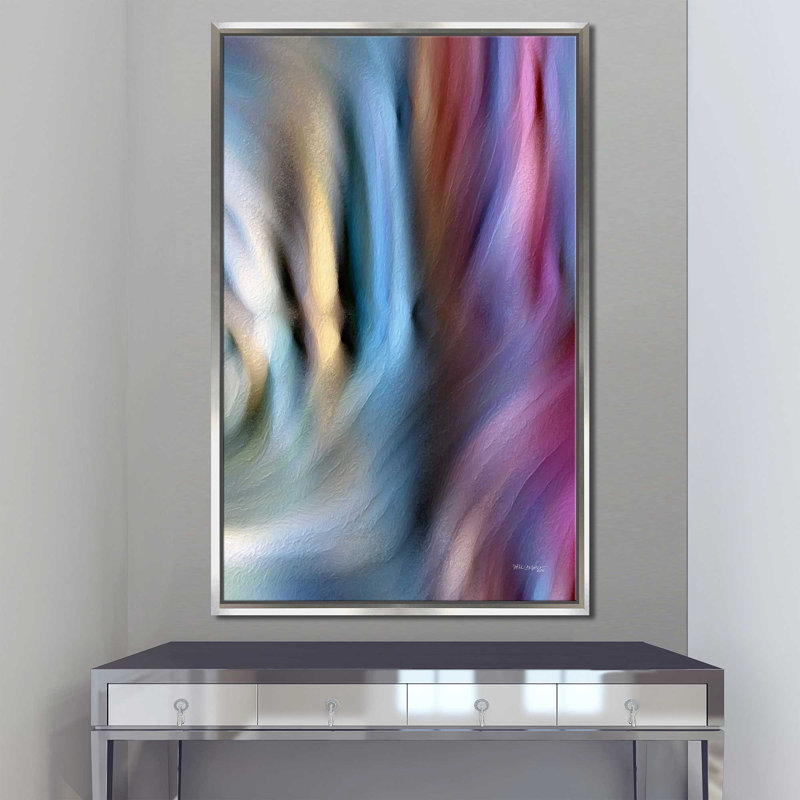 «Luc 23:43 Radical Love» par Mark Lawrence - reproduction, H 33,5 po x l 21,5 po x P 2 po, Cadre flottant argent