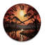 Horloge murale en bois massif Prestynne-1350349965
