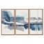 «Through The Sapphire Blue Clouds I», reproduction sur toile 3 pièces-941287883-999269310