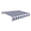 Store banne motorisé rétractable Awntech Destin Right, 4,27 m x 3,05 m, lin-10696371-10696359-10768219