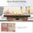 Outsunny 32 Inch Outdoor Propane Gas Fire Pit Table
