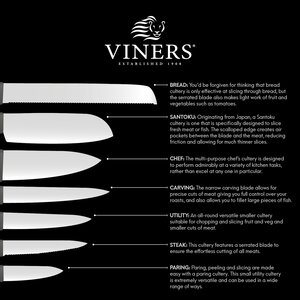 Viners 6 Piece Stainless Steel Knife Block Set & Reviews | Wayfair