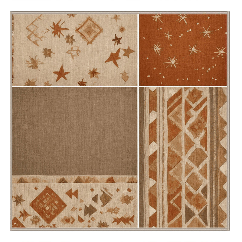 Sunburst Vista Rug, Square 8'