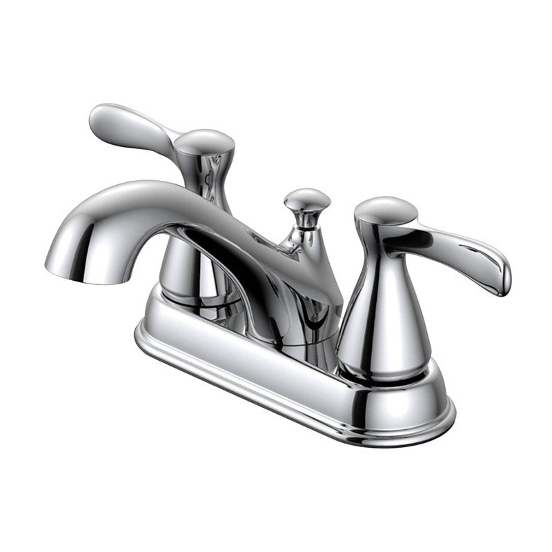 Centerset 2-handle Bathroom Faucet, Chrome