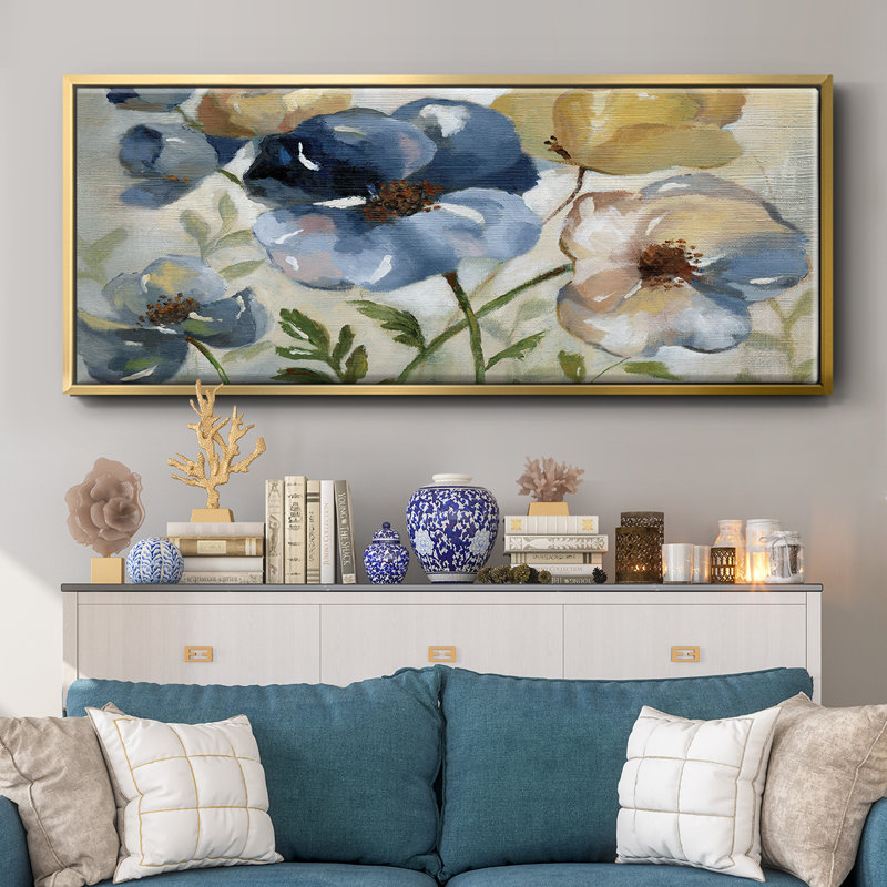 Winter Blooms- Framed Canvas