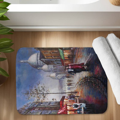 Anel Microfiber Non-Slip Bath Mat