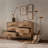 Deitz 6-Drawer Wooden Dresser with Sculpted Front
