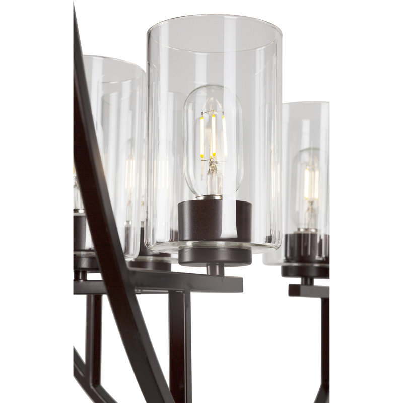 Lustre en forme de globe lanterne 9 lumières demontrey
