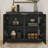 Mid Century Modern Narrow Side Cabinet-1697243917