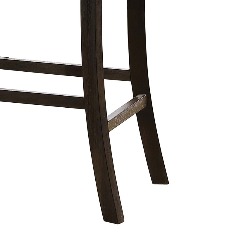 Chaise à hauteur de comptoir avec dossier échelle (ensemble de 2)
