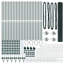 Vidaxl Welded Wire Fence With 7 Spike Posts Steel-114858146-114858147