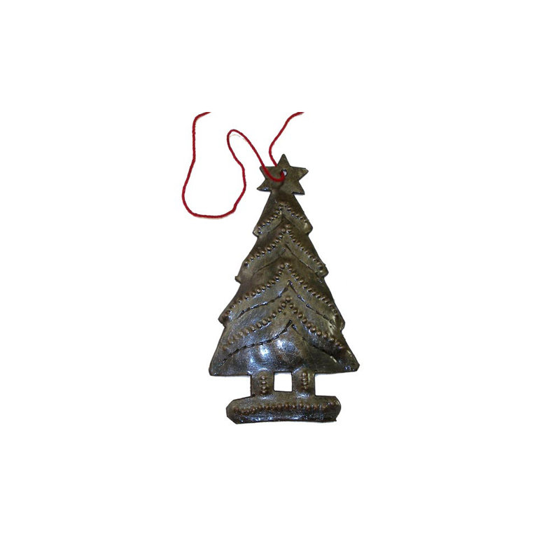 Figurine suspendue en acier avec tambour tree design