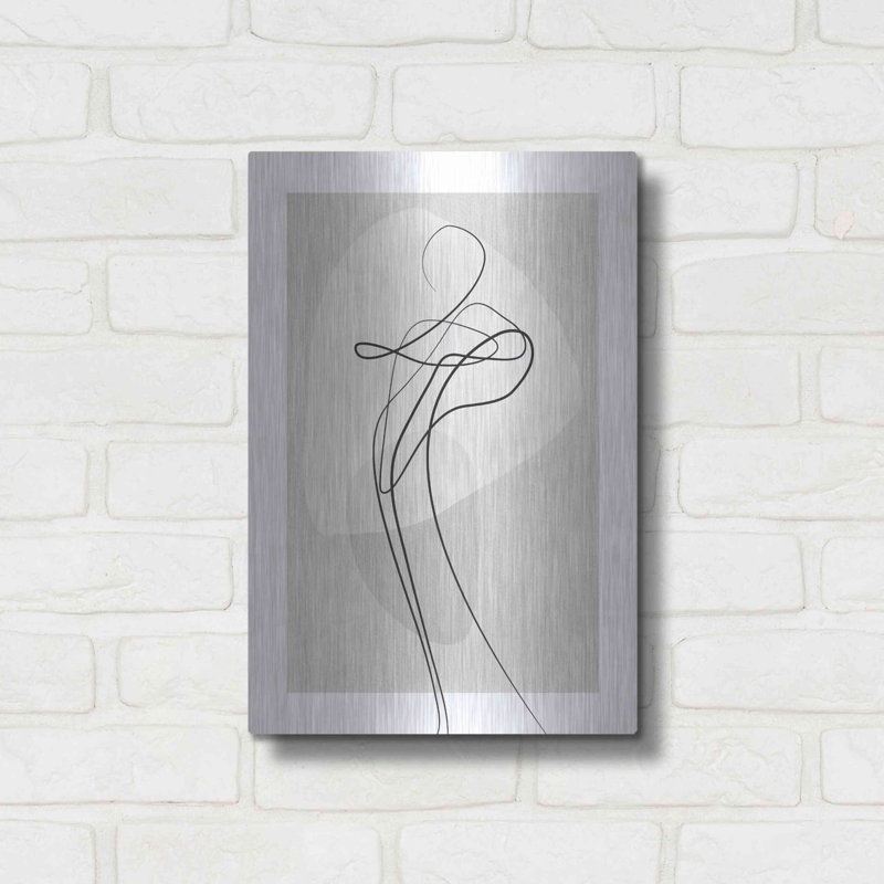 Brayden Studio® «Shape of You 3» par Design Fabrikken, art mural en métal, H 16 po x l 12 po
