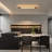 39.4'' Simple Rectangle LED Flush Mount