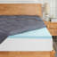 Surmatelas à double couche 4 pouces Macdougal, y compris surmatelas en mousse viscoélastique gélifiée 2 po + housse de matelas matelassé 2 po-1537499044-1540004021