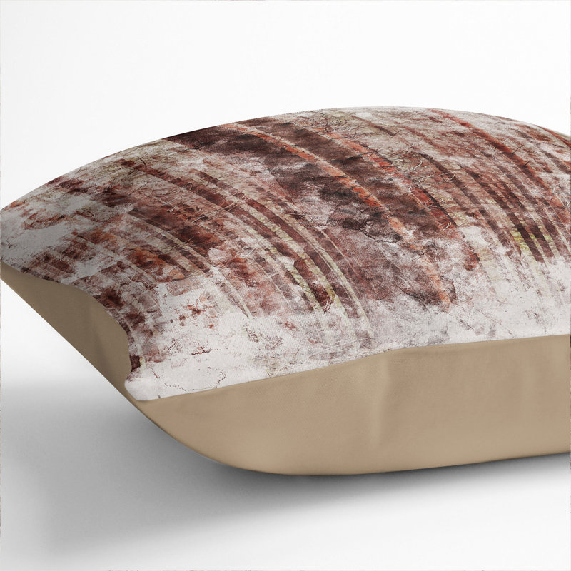 Autumn Forest Vol.7 Watercolour Square Throw Cushion, 55cm H x 55cm W x 20cm D, Stone
