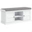 Banc de rangement rembourré Sonila