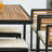 9-Piece Acacia Wood 8-Person Patio Dining Set-1162769731