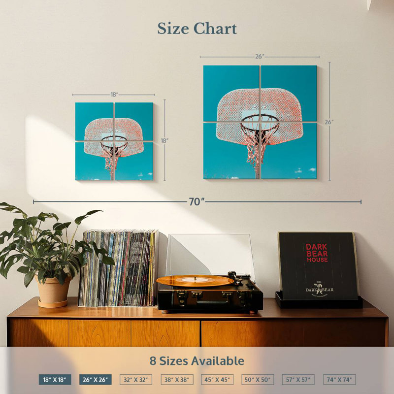 Ballon de basketball Sirci Sky High, H 26 po x l 26 po