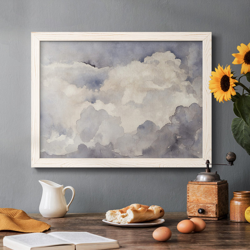 " Clouds In Neutral I ", White, 18" H x 26" W