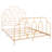 Magdeline Metal Open-Frame Bed-448012065-469669377