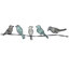 Décoration murale oiseaux sur un fil-296871619