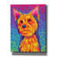 «Yorkshire Terrier» par Rebecca Wang, art mural sur toile, 12 po x 16 po-1262512381