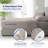 100% Organic Viscose From Bamboo Sheets Set, 300 Thread Count, 3-pc Set, Luxury Cooling Sheets, Deep Pockets - Gift-Ready Packaging, Twin XL Size (Stone)-111656340-111656337