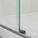 Oceanus 55" - 59" W x 75" H Single Sliding Frameless Shower Door with Clear Glass